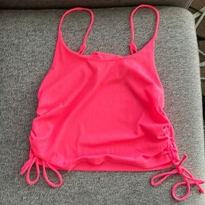 Pink Spaghetti Strap Tank